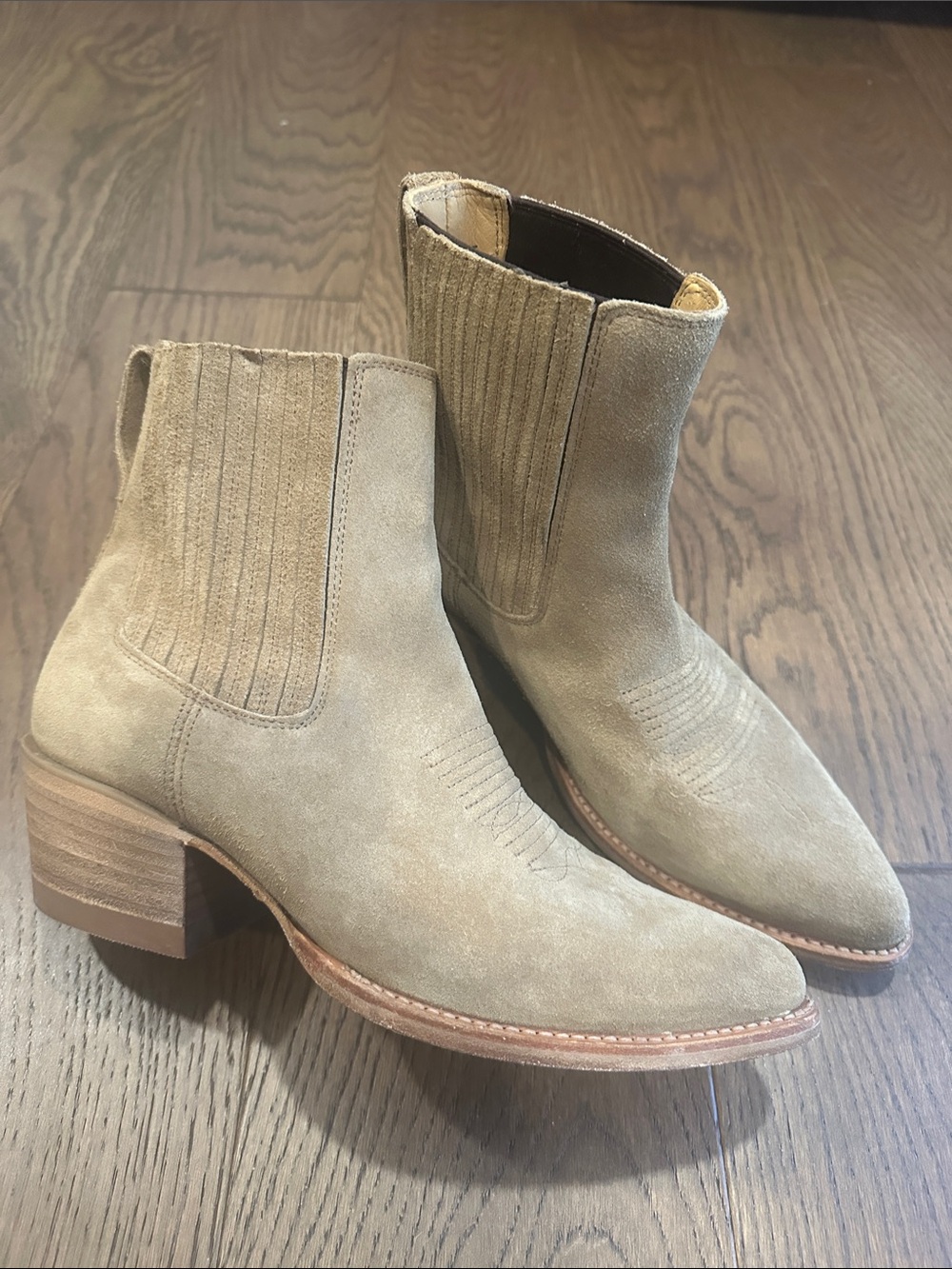 Tecovas Suede Boots